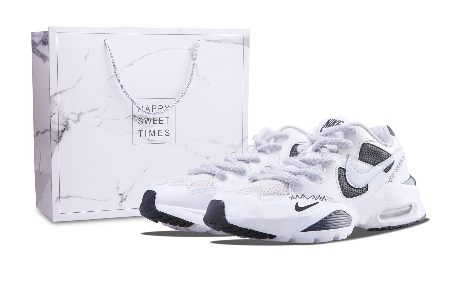 

Кроссовки Air Max Fusion женские с низким верхом, белые Nike
