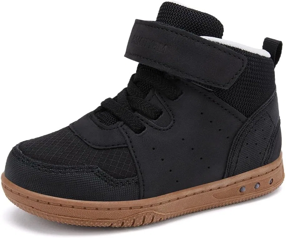 Детские зимние ботинки для мальчиков и девочек BMCiTYBM, Solid Black