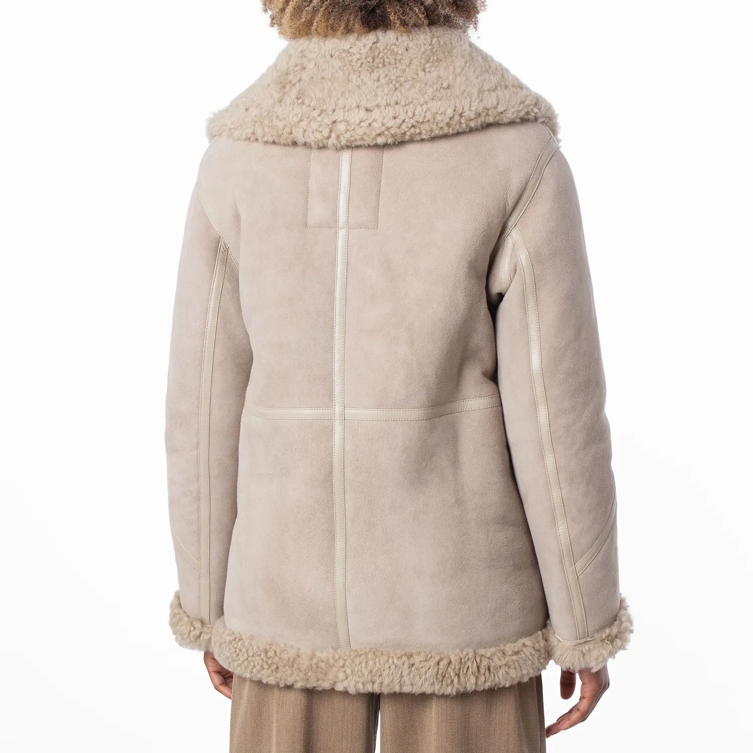 Куртка-авиатор из овчины Burberry, Field — фото 3