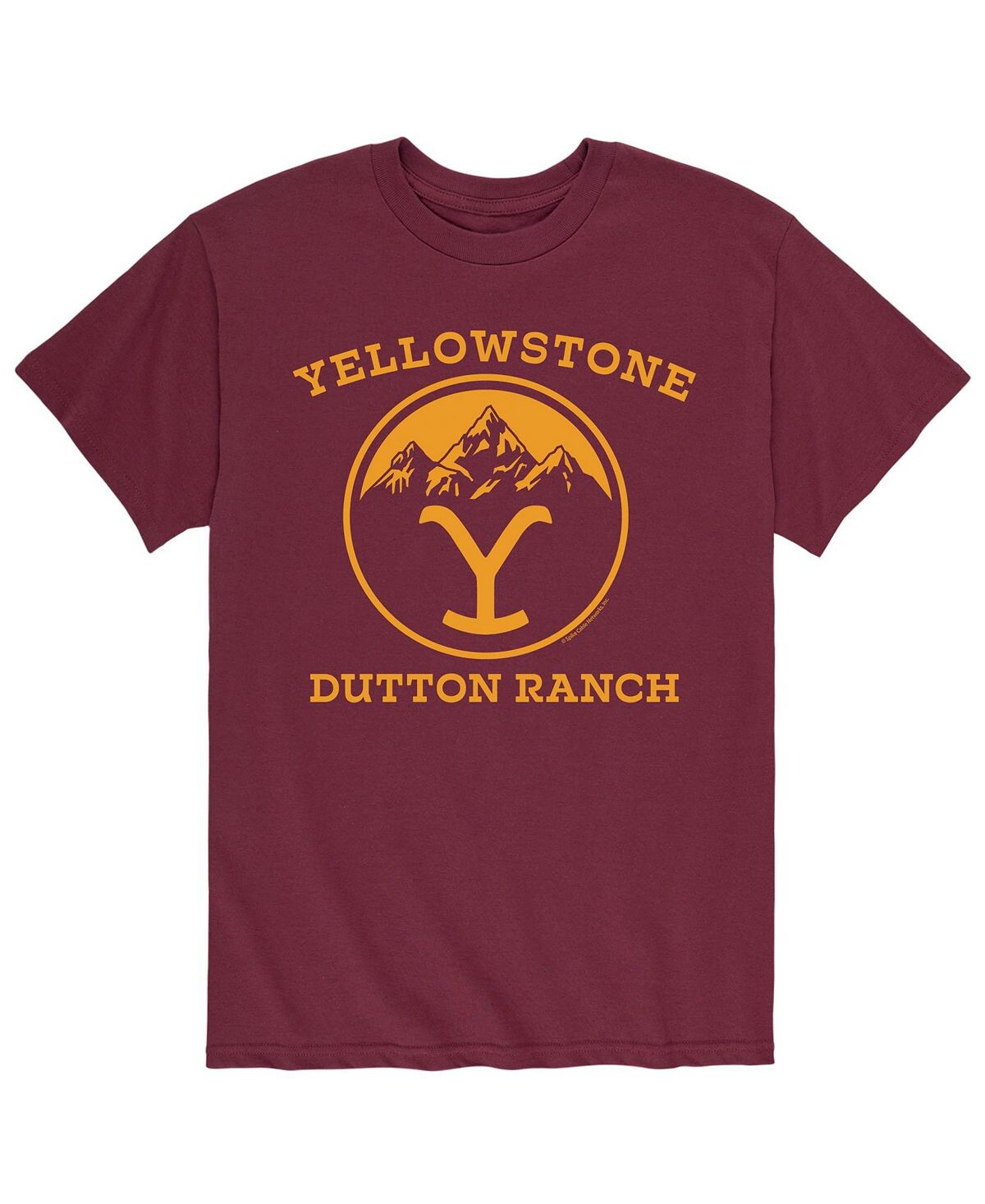 

Мужская футболка yellowstone dutton ranch AIRWAVES, красный