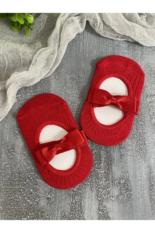Детские носки для девочек с принтом Babette Socks Selda Aksesuar, Red
