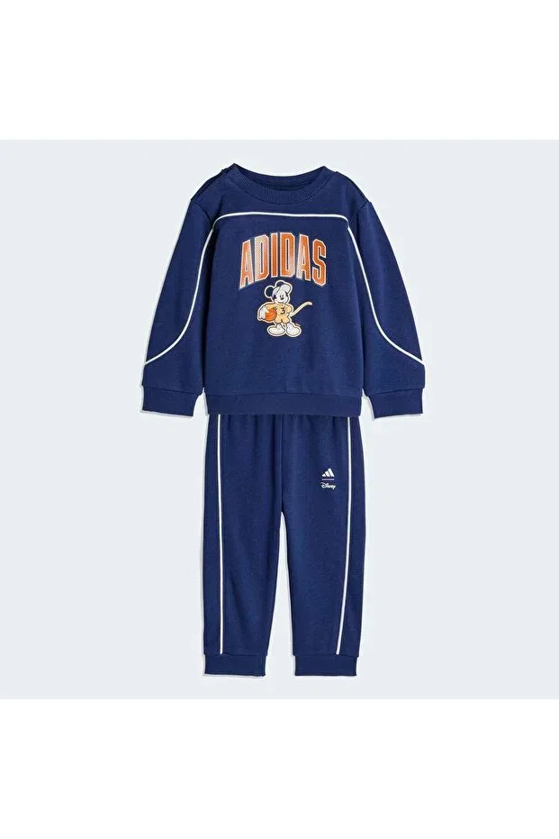 Детский спортивный комплект для мальчиков с принтом Mickey Mouse Adidas, Navy Blue