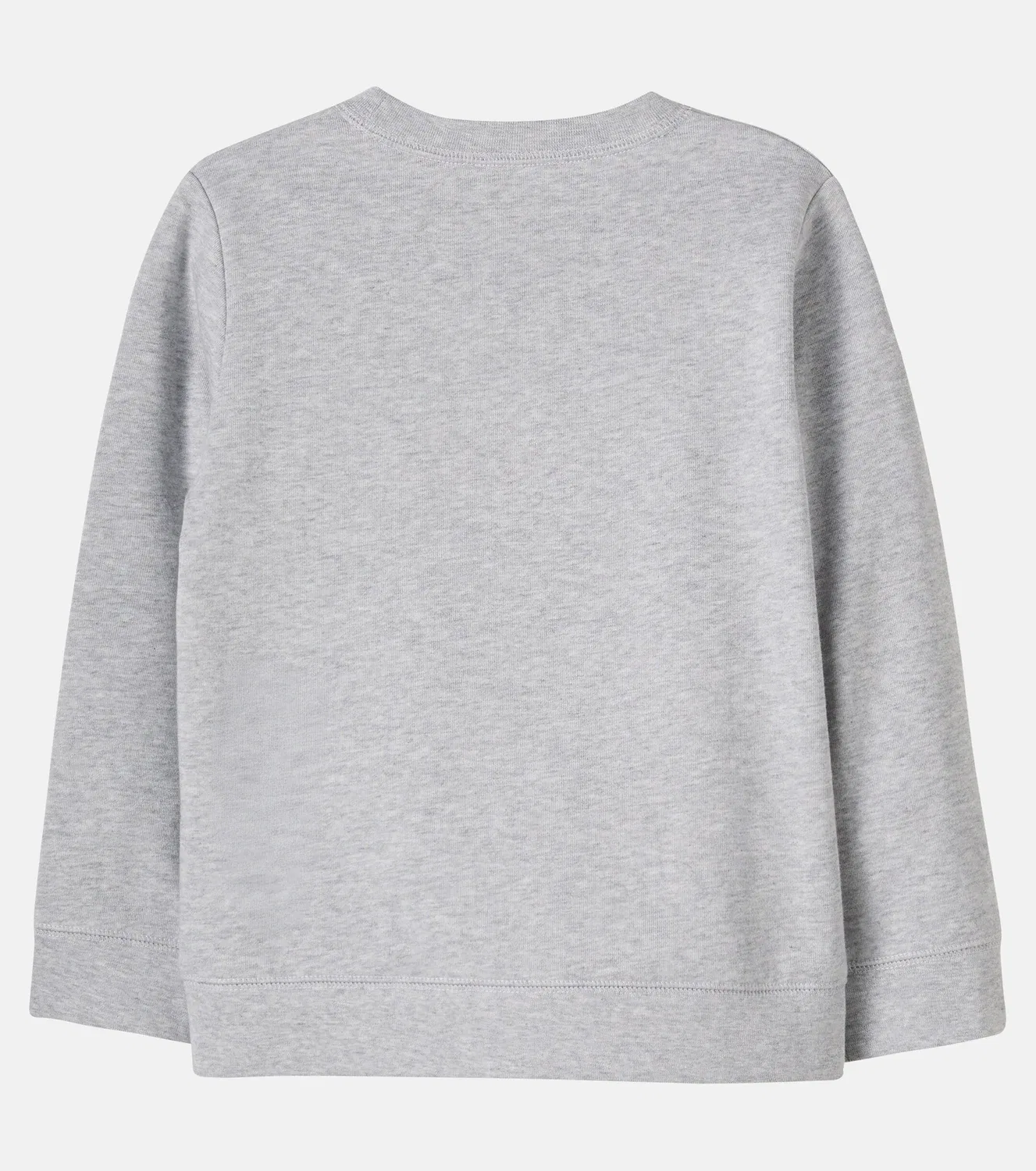 Толстовка из хлопкового флиса с круглым вырезом Stella Mccartney Kids, серый — фото 4