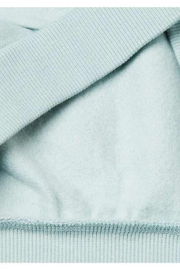 Детские свитшот для девочек с принтом United Colors Of Benetton, Water Green — фото 3