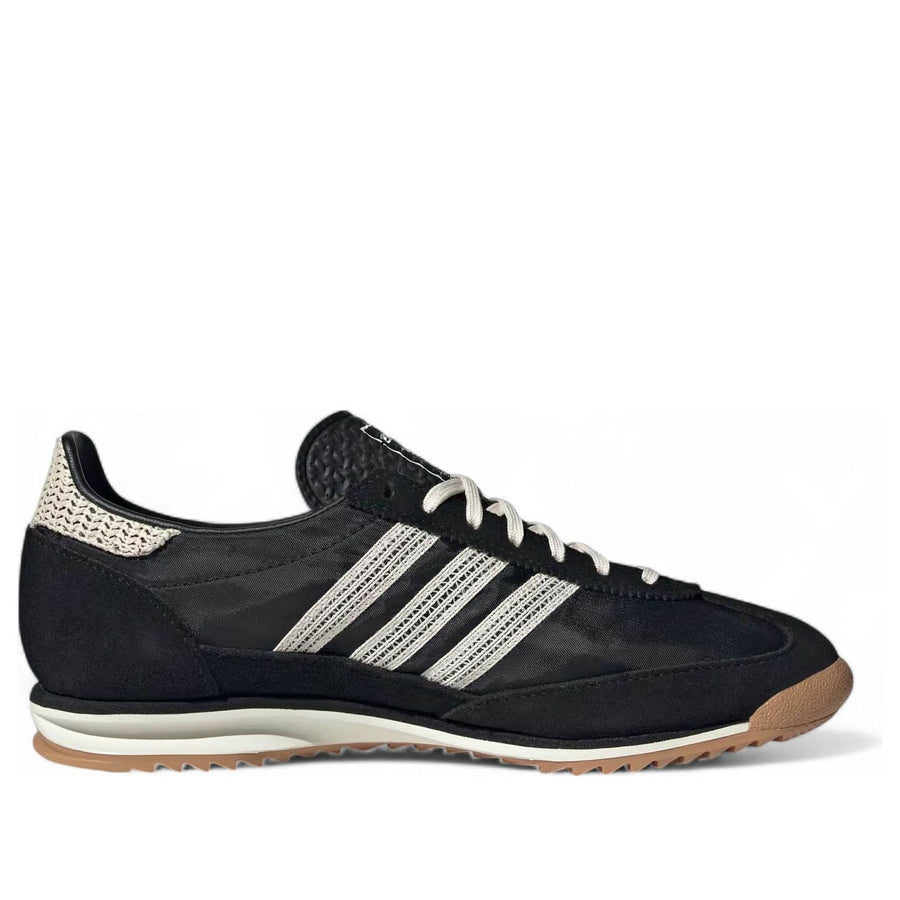 Кроссовки (WMNS) adidas SL 72 OG 'Black White', черный — фото 2