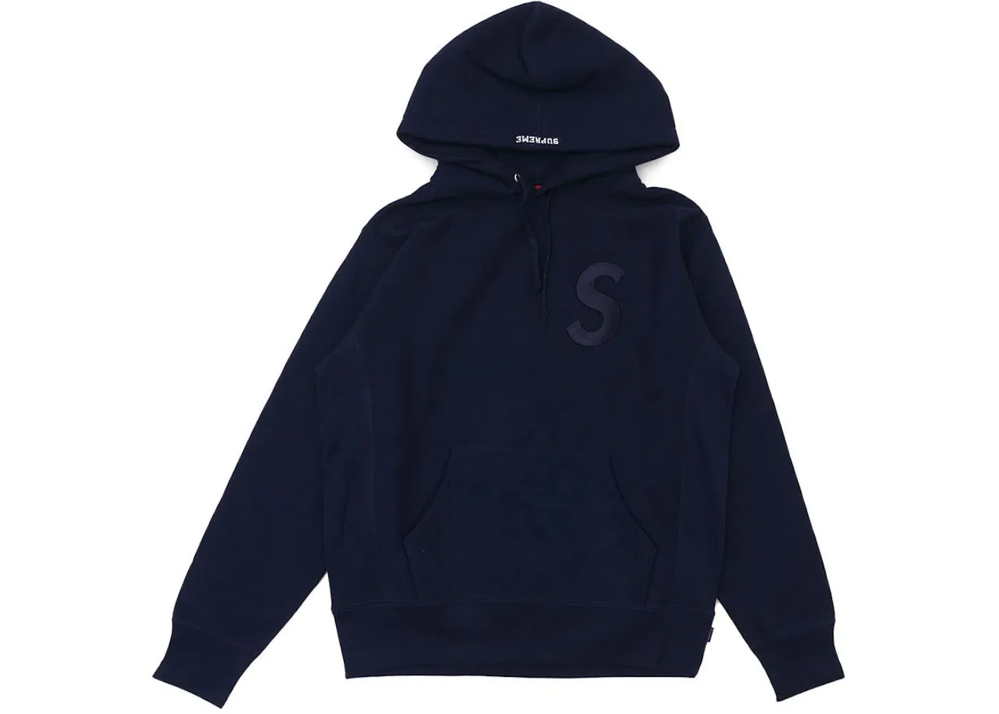 Мужское хлопковое худи с капюшоном Tonal S Logo Supreme, темно-синий
