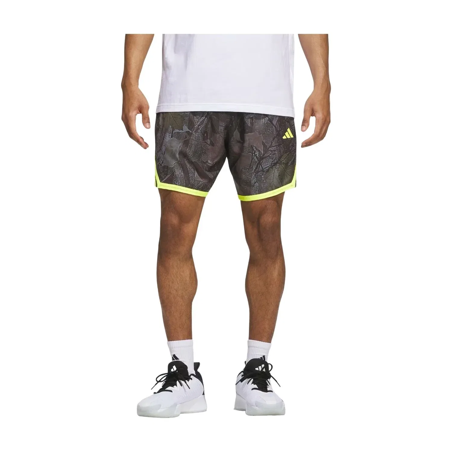 Мужские шорты с принтом Crazy Lite Camo AOP Adidas, черный — фото 4