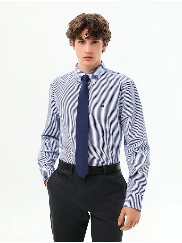 Рубашка классическая Regular Fit TOMMY HILFIGER, Blue