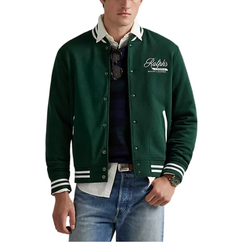 Детская куртка-бейсбольная с принтом Preppy Green Polo Ralph Lauren, Preppy Green — фото 3