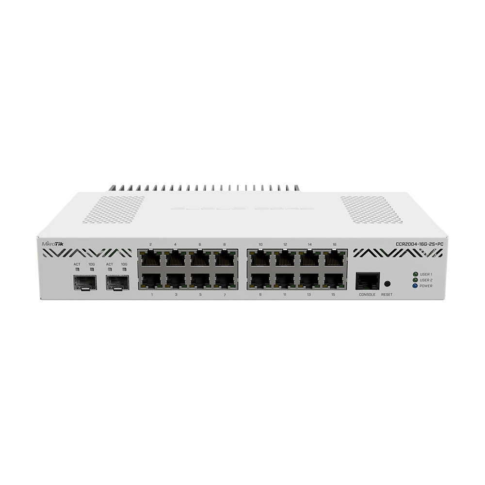 

Маршрутизатор MikroTik CCR2004-16G-2S+PC, белый