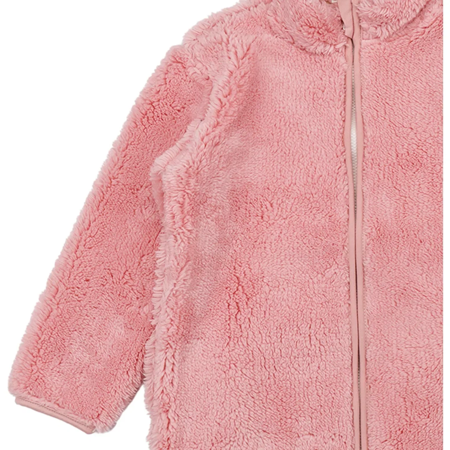 Куртка флисовая детская Fleece Jacket Walkiddy, розовый — фото 3