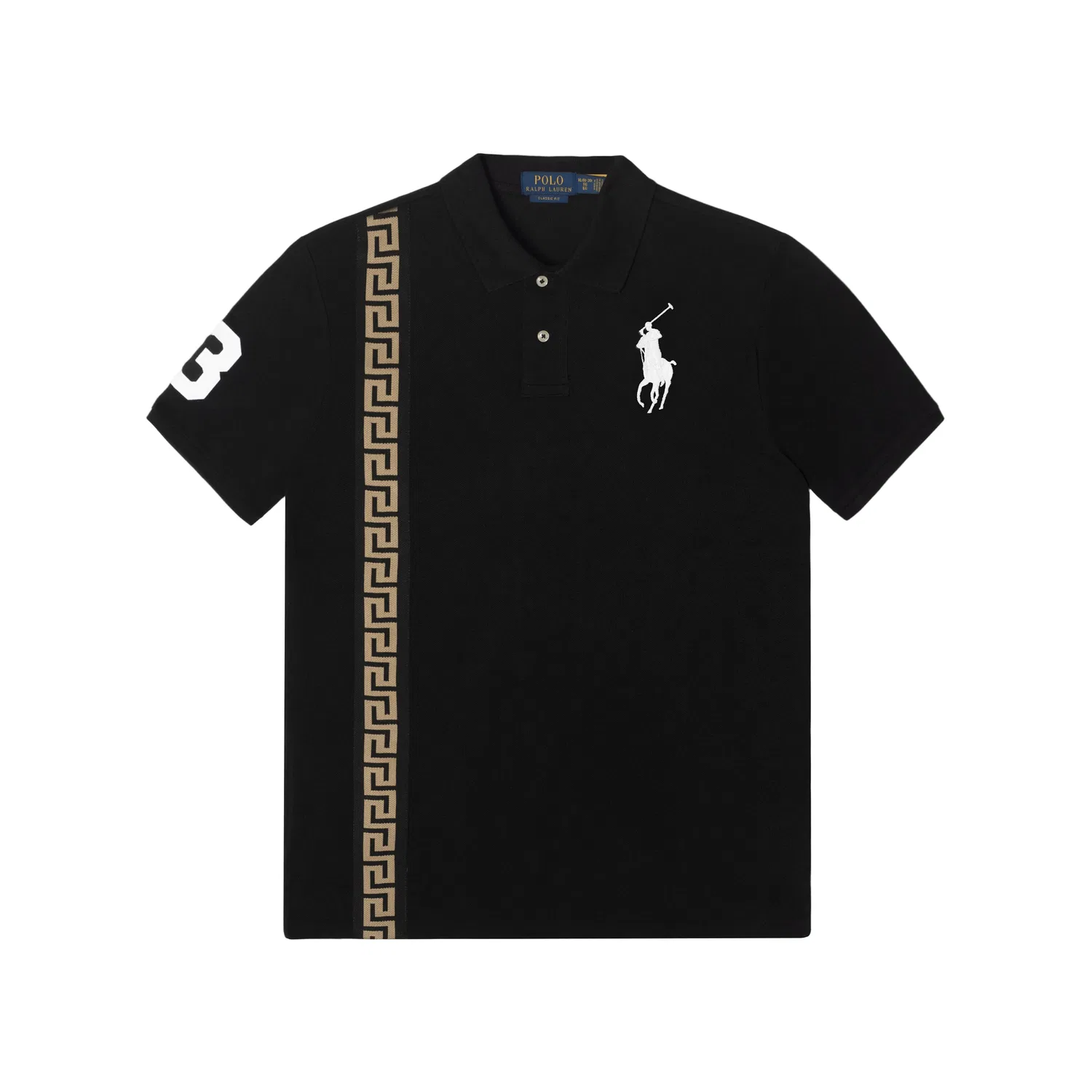 Детская футболка с воротником-поло Polo Ralph Lauren, Ink Silk Luxury