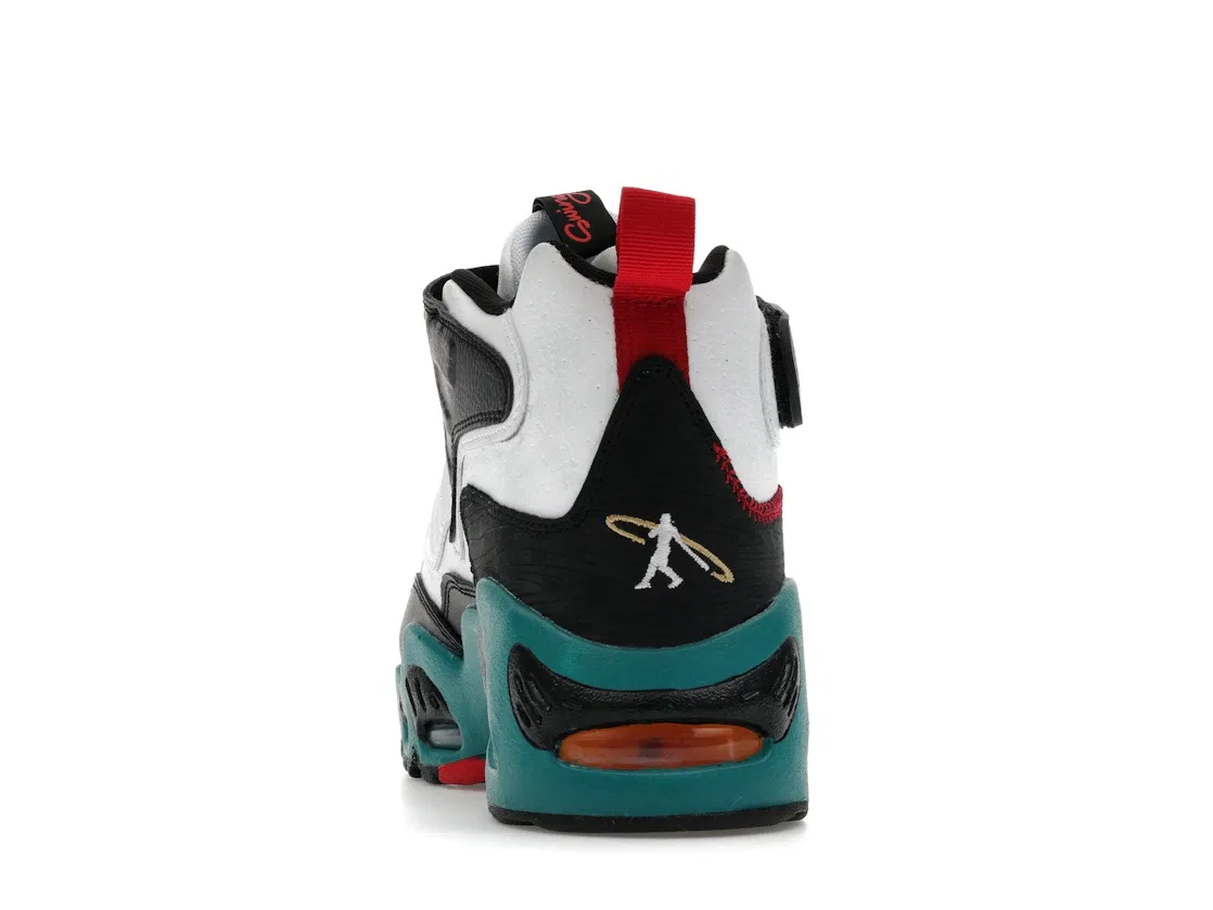 Детские кроссовки Lifestyle Nike Air Griffey Max 1, White/Black/University Red/Metallic Gold — фото 4