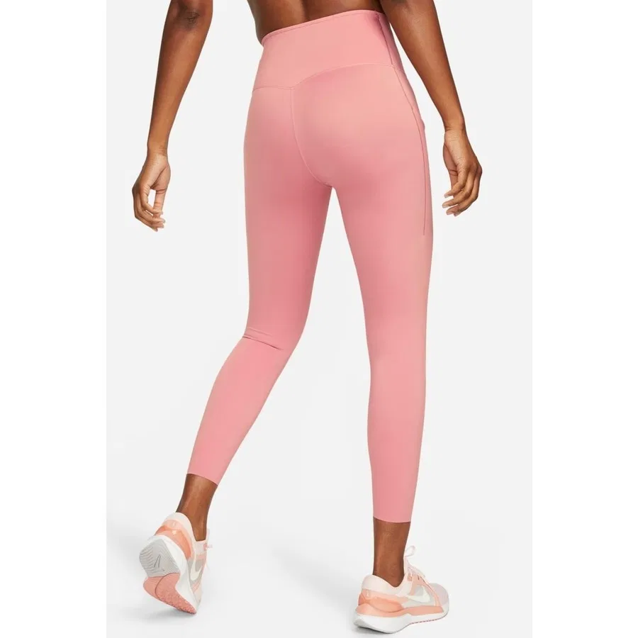 Леггинсы с высокой посадкой Nike Training Go Dri Fit Infinalock High Rise 7/8, Розовый — фото 2