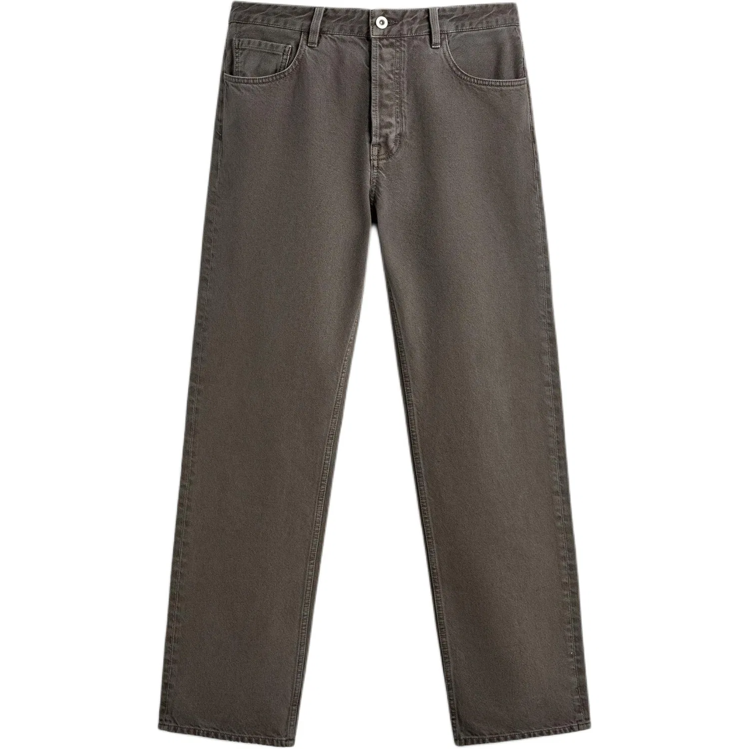 Мужские джинсы прямого кроя SS26, ZARA, Gray Green
