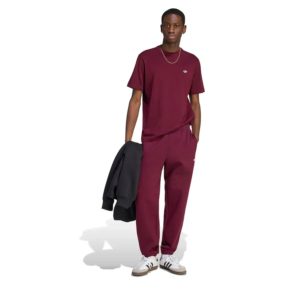 Брюки из флиса Trefoil Essentials Regular Fleece Adidas Originals, красный — фото 4