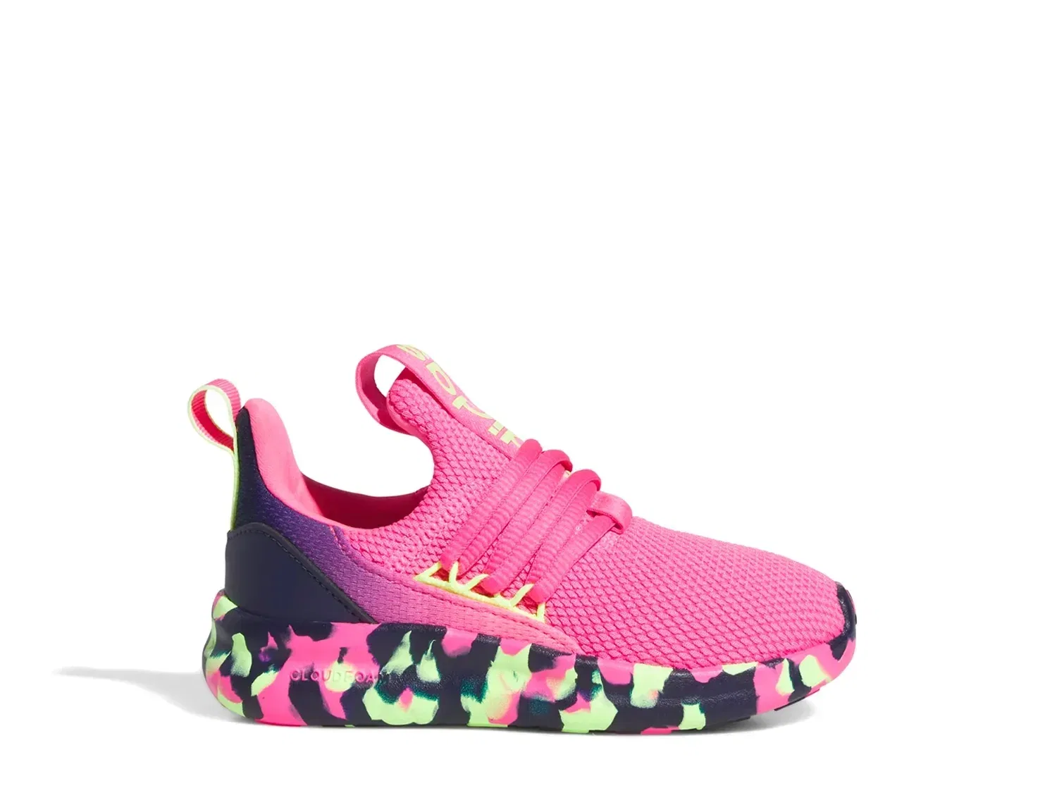 Кроссовки детские Lite Racer Adapt 7.0 Slip-On, adidas, розовый — фото 2