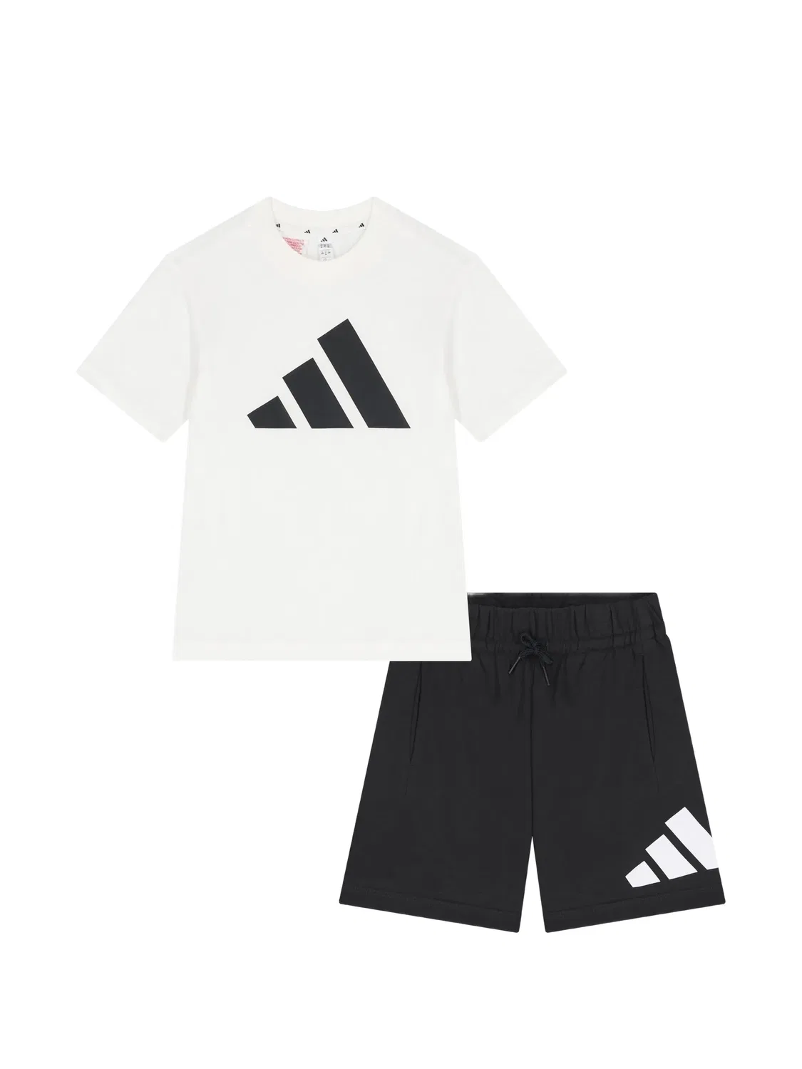 Спортивный костюм Essentials с логотипом Adidas Kids, черный