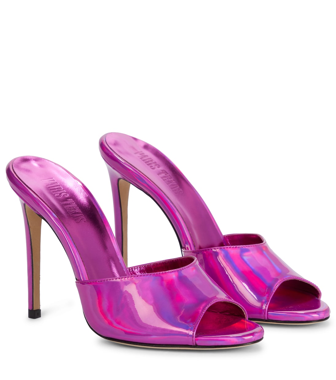 Голографические сандалии Paris Texas, Prisma Fuchsia
