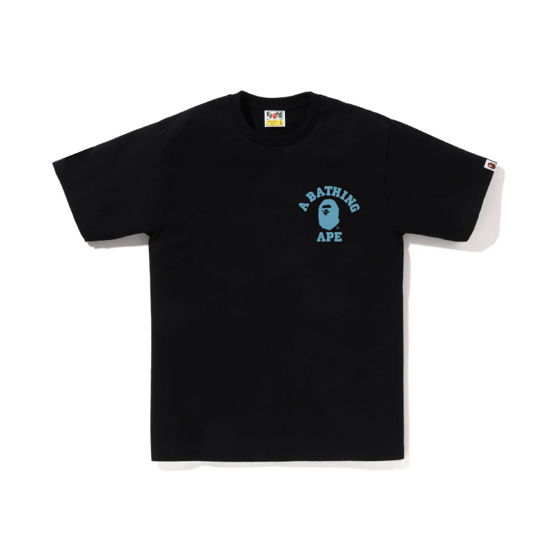 Футболка Bape Honeycomb Camo College Ats A BATHING APE, белая WHK — фото 3