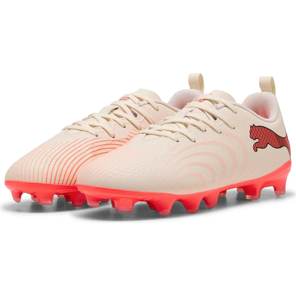 Детские футбольные бутсы Future 9 Play Fg/Ag Jr, Beige Puma — фото 2