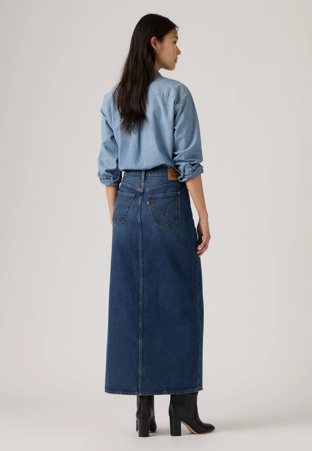 Длинная юбка Levi'S, Unlimited Indigo — фото 3