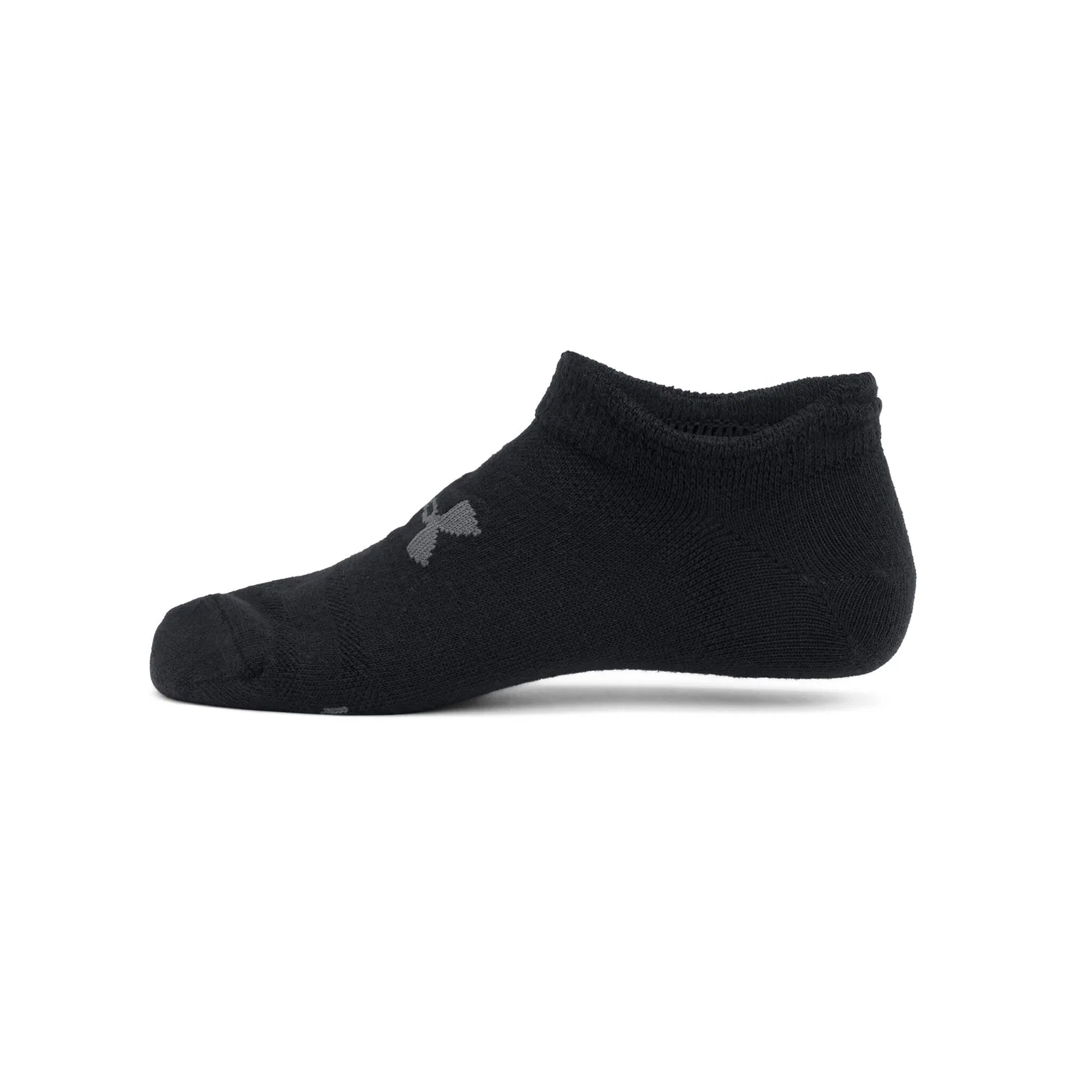 Детские невидимые носки Under Armour Essential No Show, Черный — фото 3