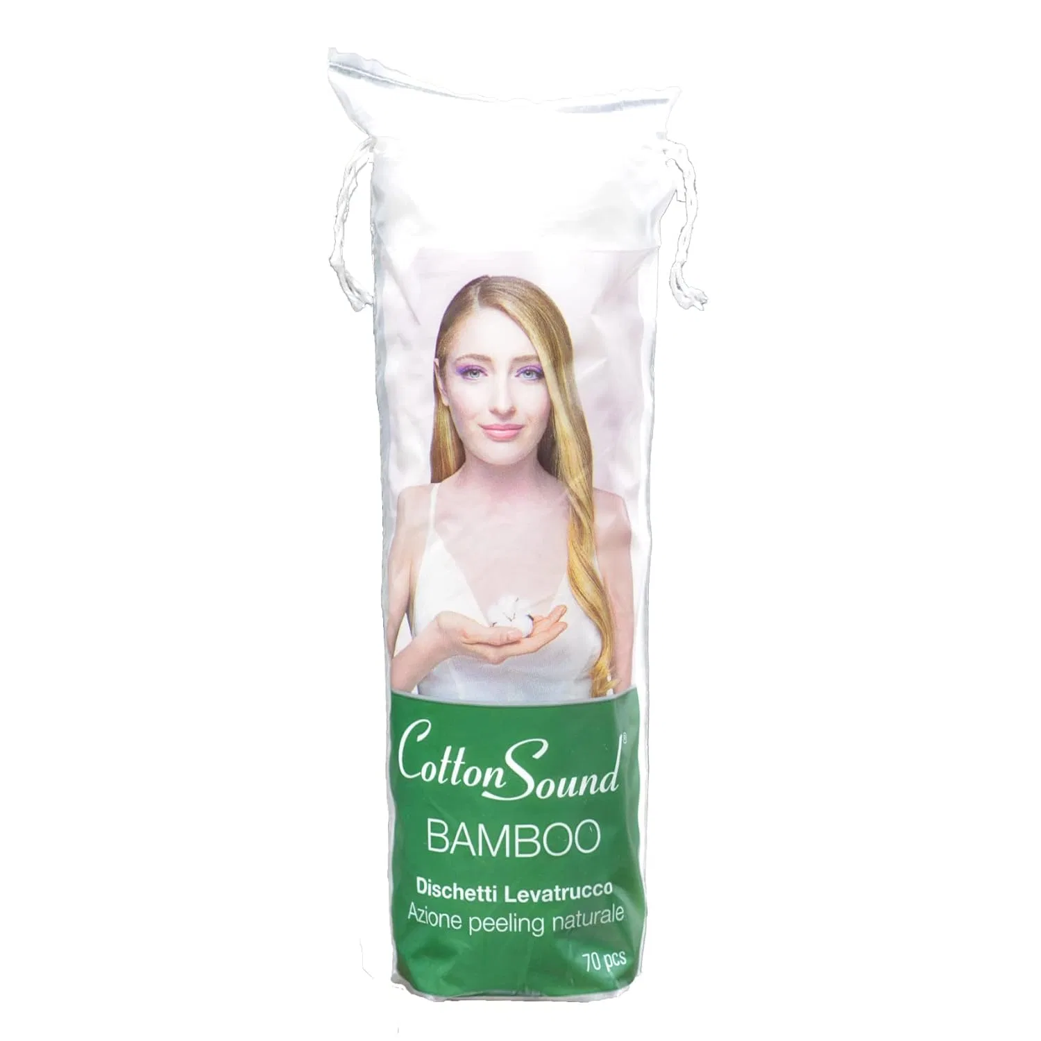 Двусторонние ватные диски Cotton Sound, 70 шт