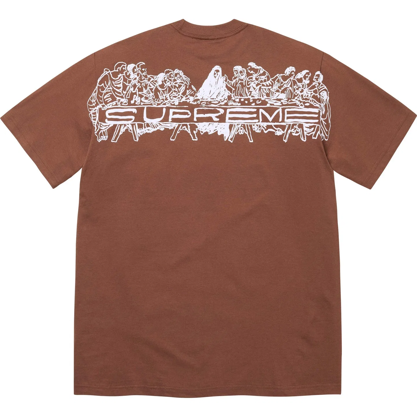 Футболка унисекс с прямым кроем Supreme, Brown/Brown
