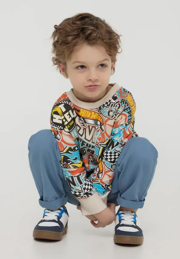 Свитшот с принтом Sweatshirt Terranova, Avorio, слоновая кость — фото 4
