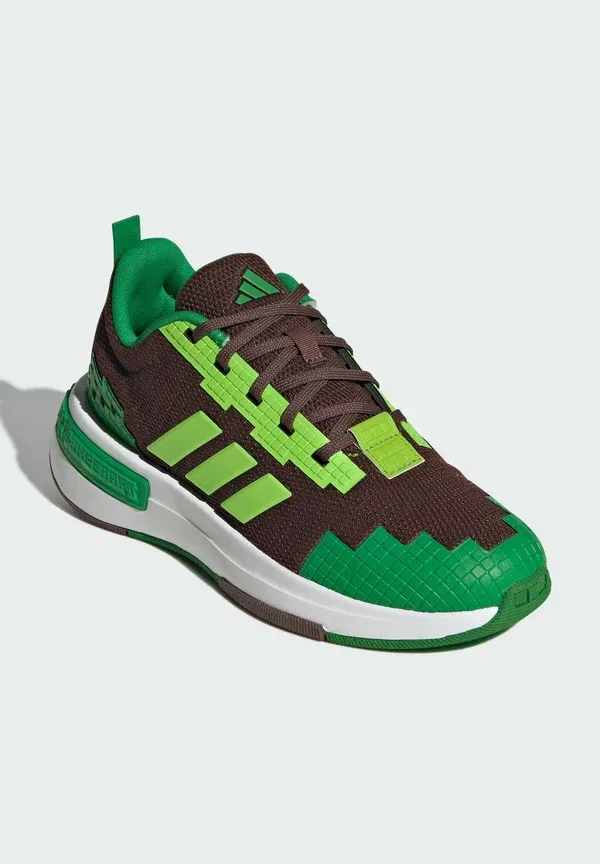 Кроссовки Adidas Sportswear Minecraft trainers, красно-зелено-белый — фото 2