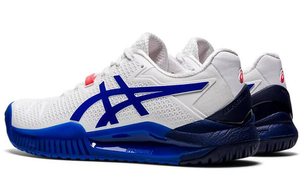 Кроссовки гель разрешение 8 Asics, белый — фото 4