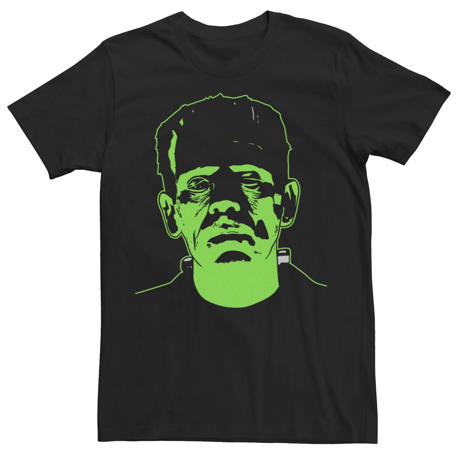 

Мужская неоновая футболка Universal Monsters Frankenstein Face Licensed Character