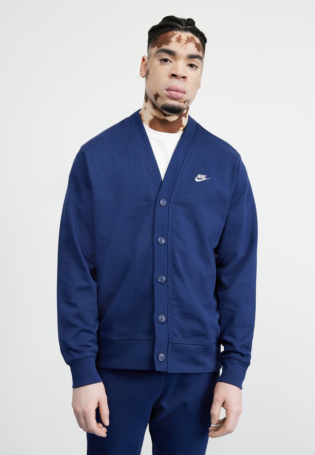 

Кардиган Club Fairway Cardigan Nike, цвет midnight navy/white