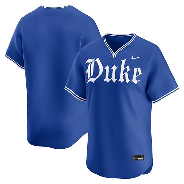 

Бейсбольная футболка мужская royal duke blue devils road college limited Nike