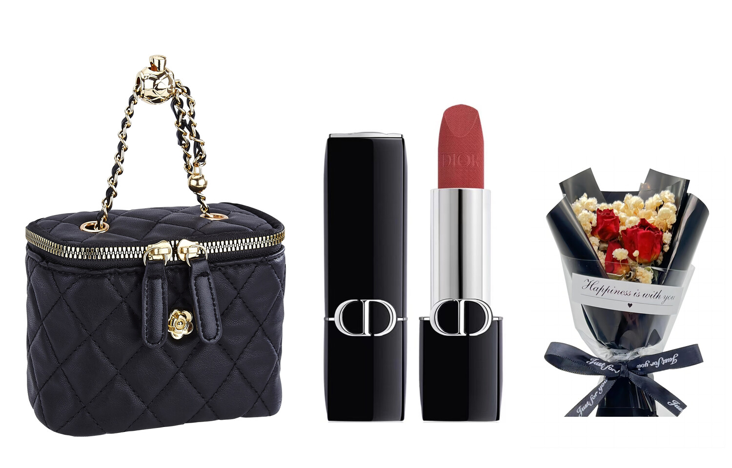 Губная помада Dior Rouge Dior Couture Velvet Lipstick 720 + мини-сумка