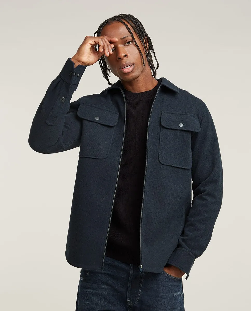 

Мужская верхняя рубашка на молнии GPO G-Star Raw, синий