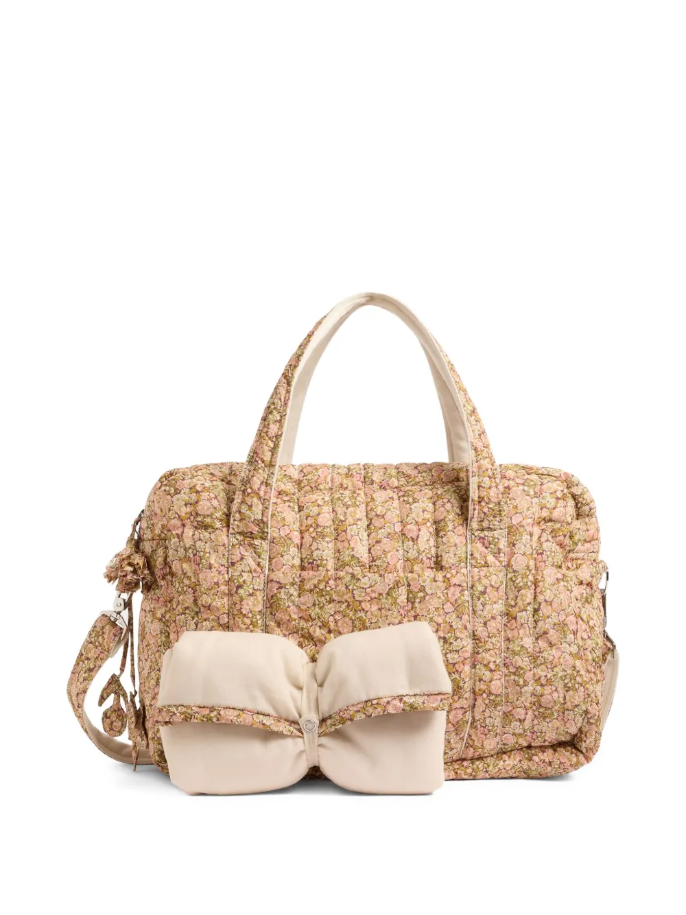 

Стеганая пеленальная сумка Piou с цветочным принтом Bonpoint, бежевый