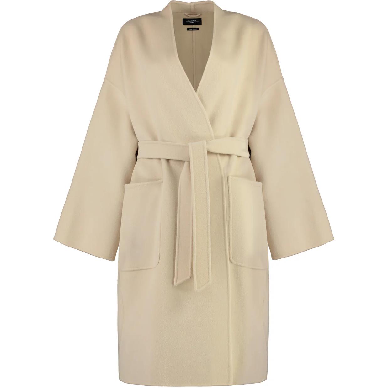 

WEEKEND MaxMara Пальто с поясом и длинными рукавами Weekend Max Mara Eris, Beige