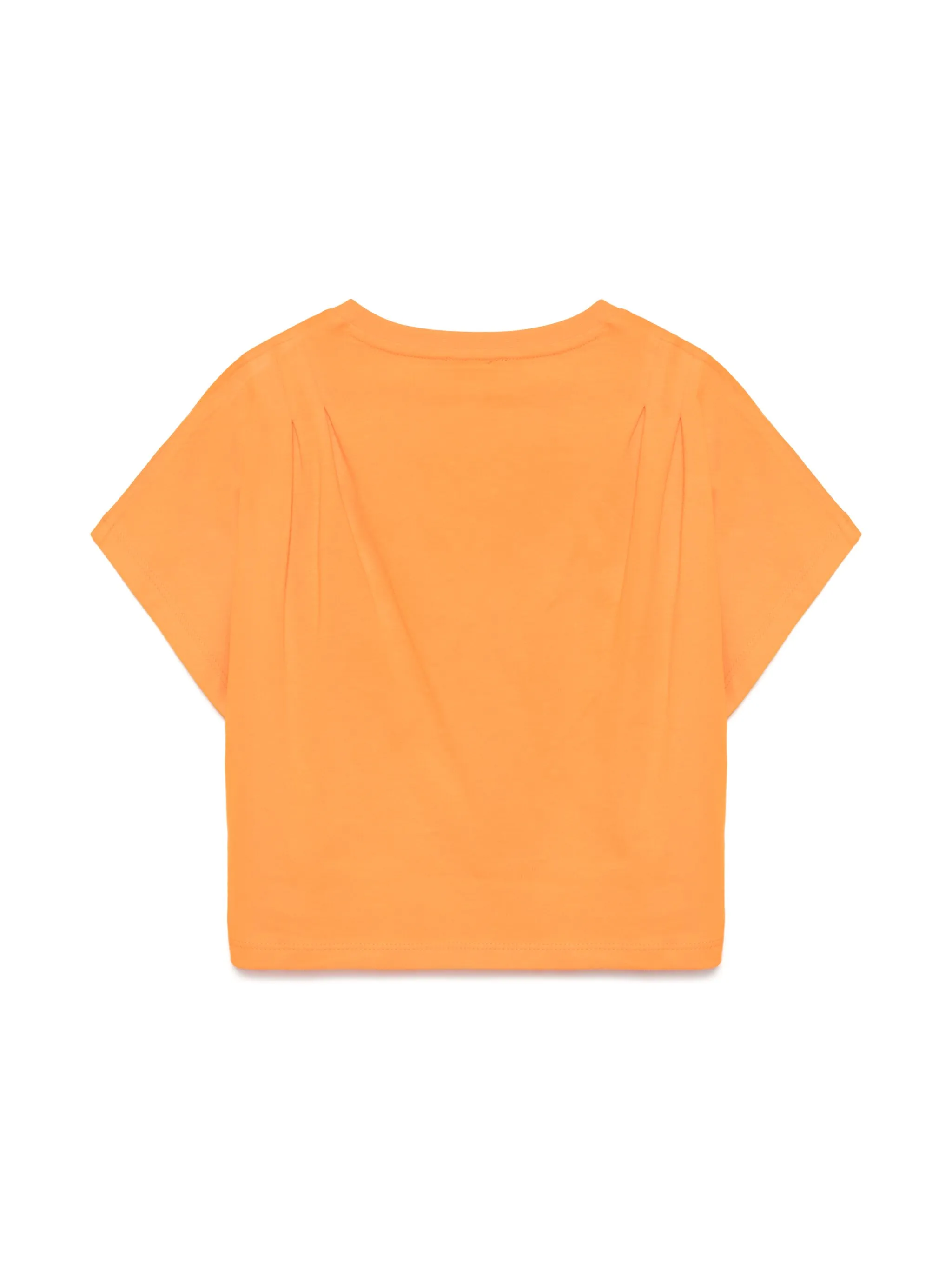 Футболка с графичным принтом Kenzo Kids, оранжевый — фото 2