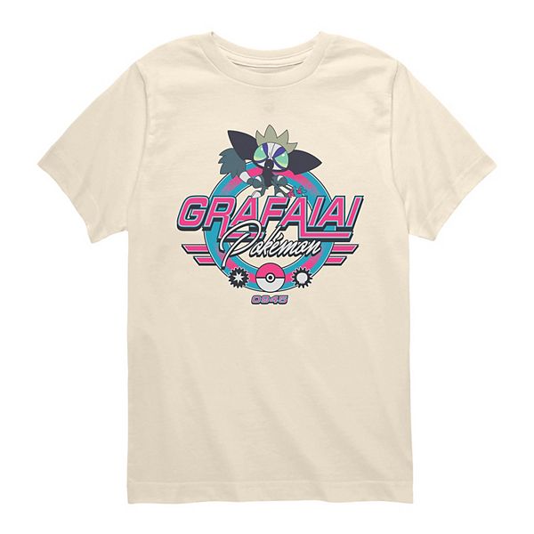

Футболка с принтом Pokémon Grafaiai для мальчиков 8-20 Licensed Character, Cream
