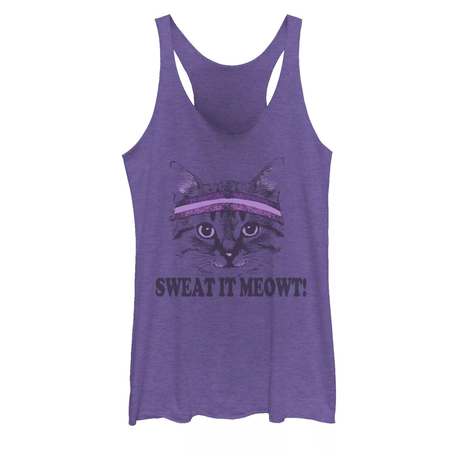 

Майка с рисунком кота Sweat It Meowt для юниоров
