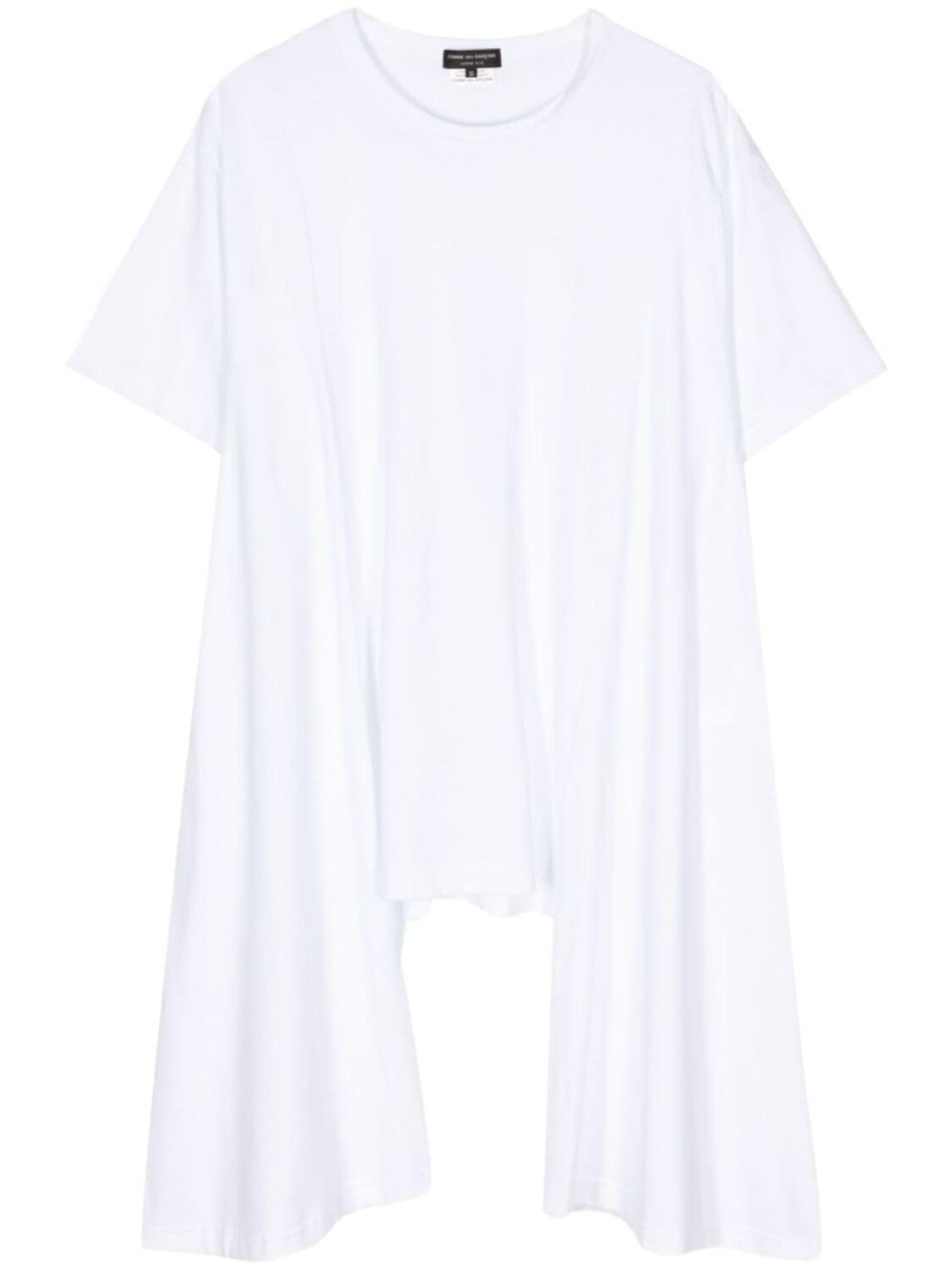 

Comme des Garçons Homme Plus футболка с драпировкой, белый