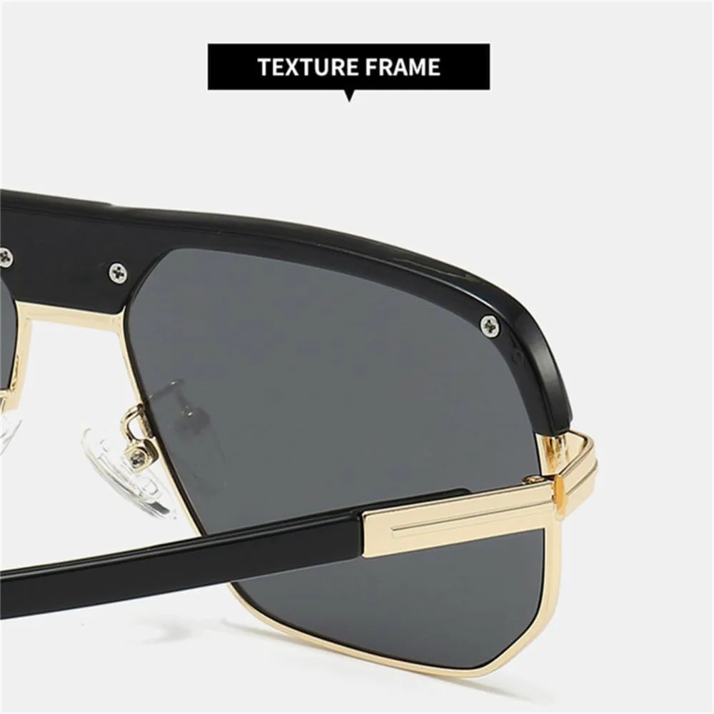 

Мужские солнцезащитные очки в стиле ретро с градиентным переходом цвета и защитой от УФ-излучения UV400; женские солнцезащитные очки MTZJH, Pattern Gray Pink