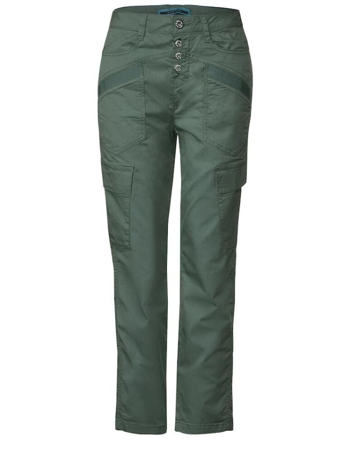 

Тканевые брюки Street One, цвет soft olive