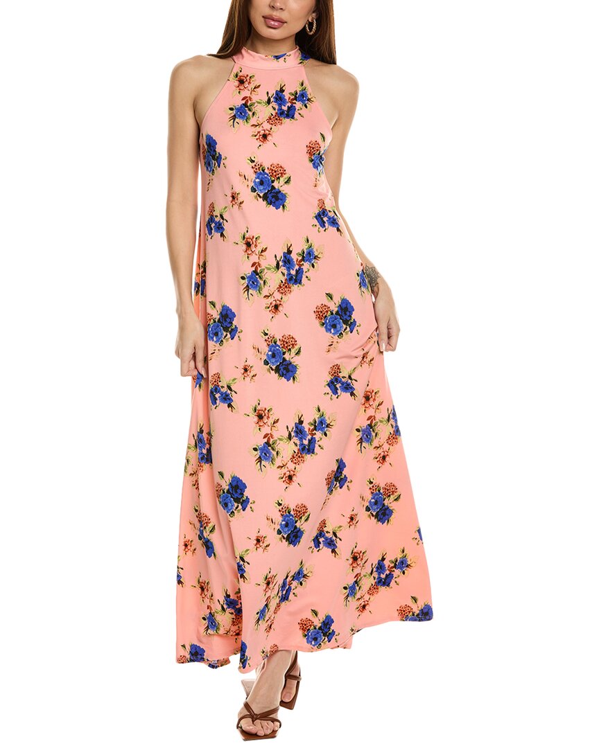 

Платье макси Brook + Lynn, розовый