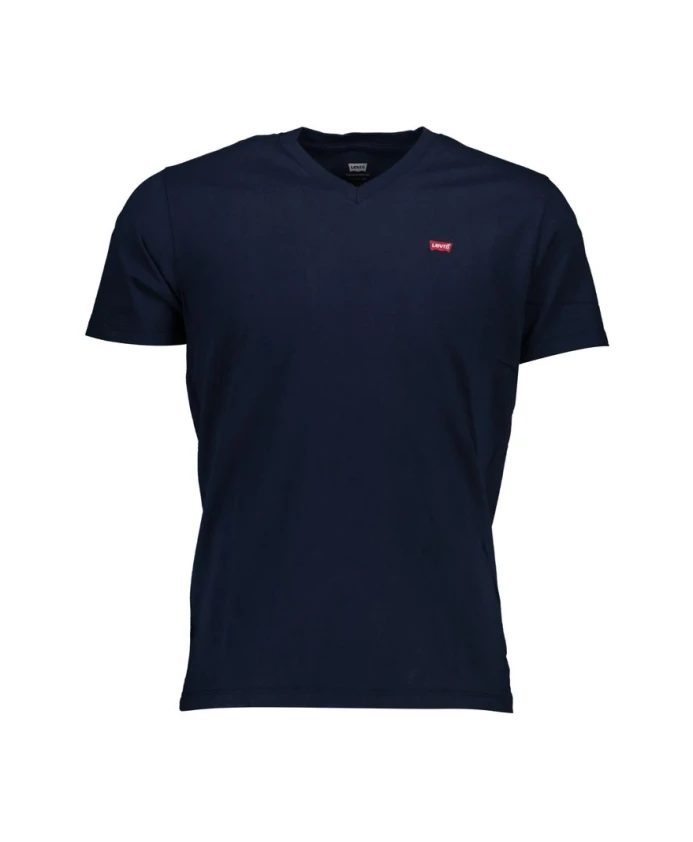 

Синяя хлопковая мужская футболка Levi'S, синий