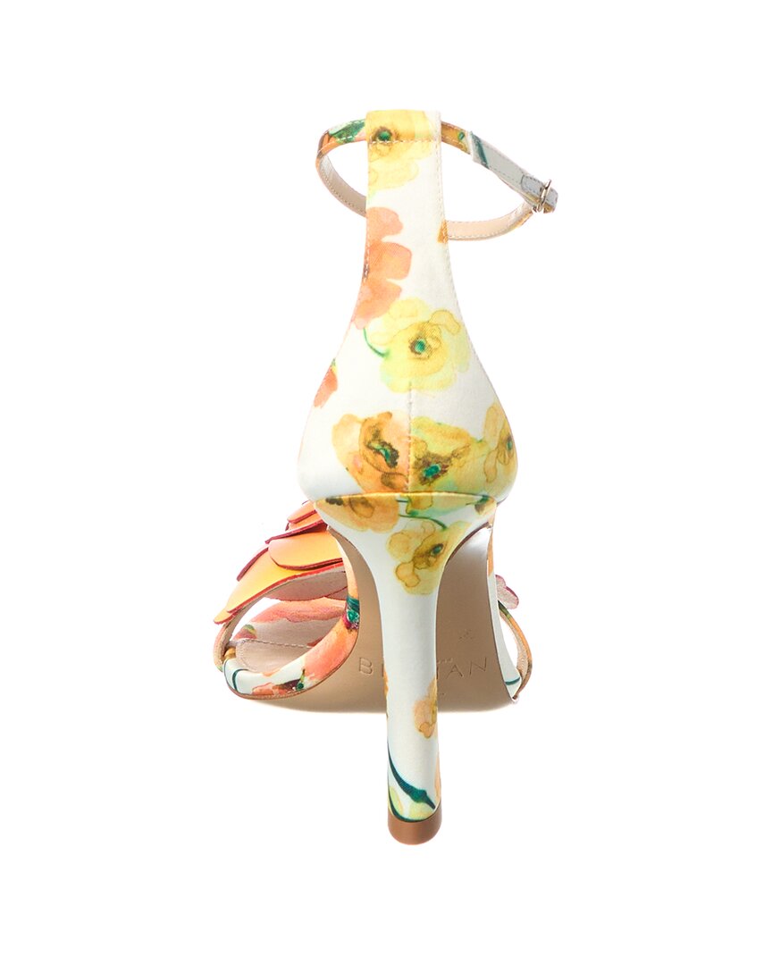 Alexandre Birman Dahlia 100 Satin Sandal, желтый — фото 3
