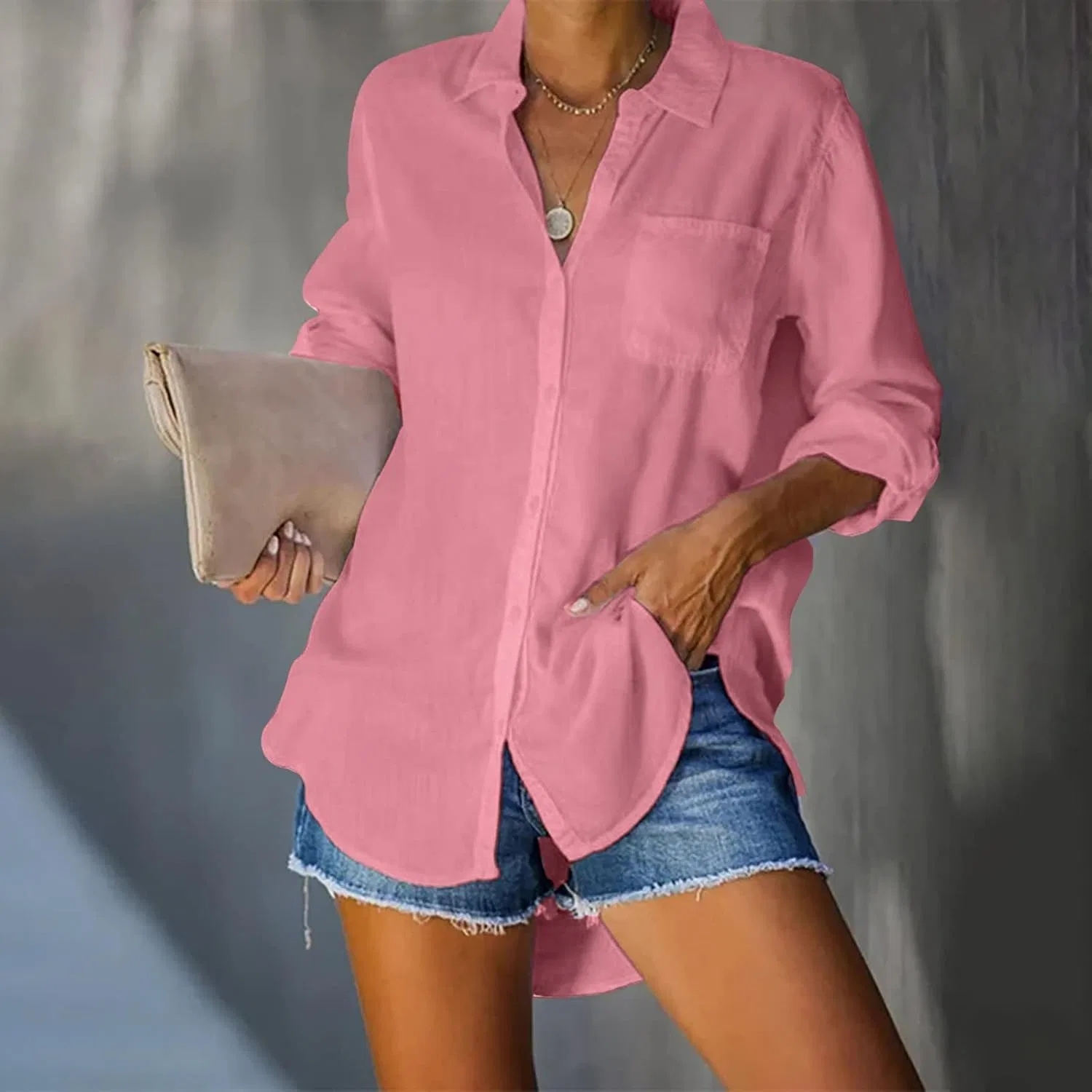 Топ женский свободный, Camisole, красный — фото 3