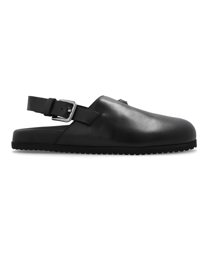 

Кожаные туфли с логотипом Dolce & Gabbana, черный